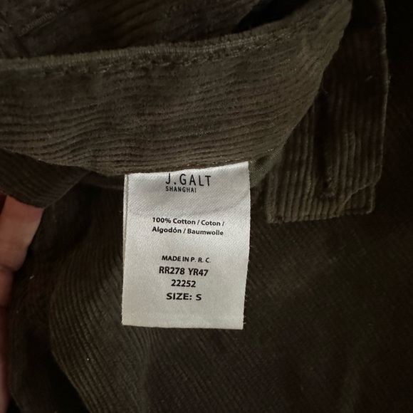 J Galt Corduroy Pants, Size Small - Picture 3 of 6